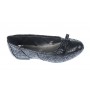 Balerini dama casual din piele naturala de cluoare neagra - ZENA2NCOL